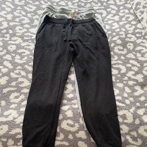 GAP Black and Gray Track Pants